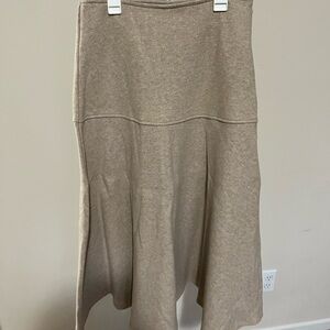 OGL Beige Midi Skirt